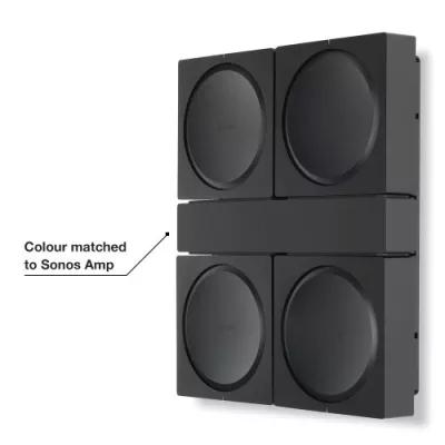 Flexson Wall mount for 4 Sonos Amp black à Genève | Digistore.ch