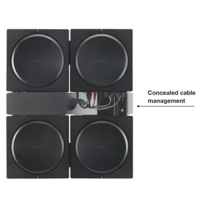 Flexson Wall mount for 4 Sonos Amp black à Genève | Digistore.ch