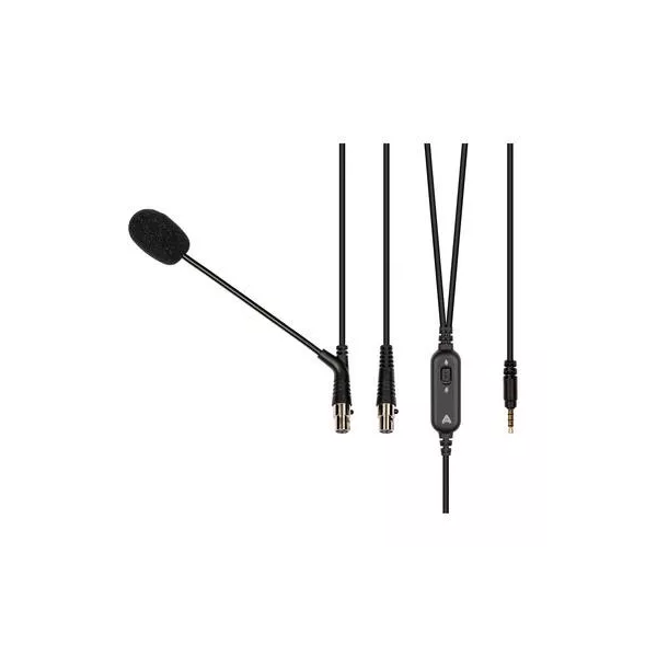 Audeze Câble de casque avec microphone pour les modèles LCD