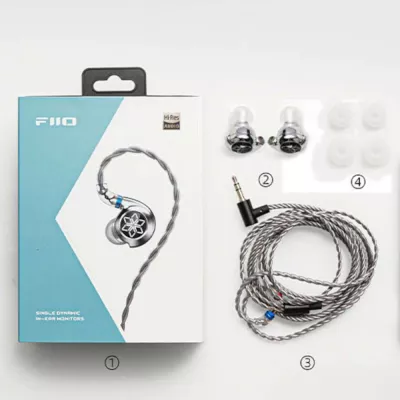 FiiO FD11 argent | Ecouteurs intra-auriculaires avec pilote dynamique à Genève | Digistore.ch
