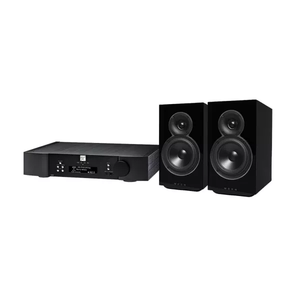 Moon ACE + Voice 22 | All-in-one amplifier + Enceinte bibliothèque