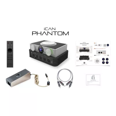 iFi Audio iCAN Phantom | Préamplificateur et amplificateur de casque pour casques dynamiques, magnétostat ou électrostat à Genèv