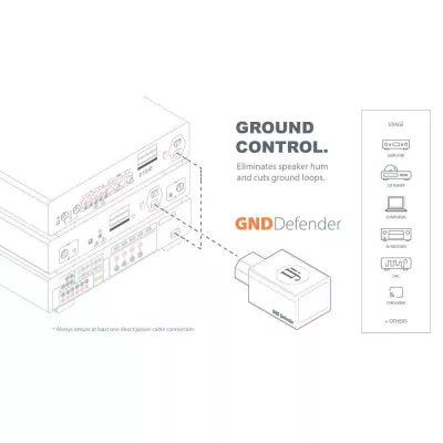 iFi Audio GND Defender | Interrupteur de boucle de masse DC à Genève | Digistore.ch