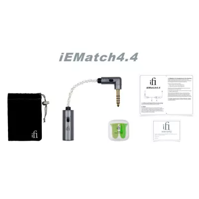 iFi Audio iEMatch4.4 | Améliorateur de son avec commutateur de gain pour appareils/casques de 4.4 mm à Genève | Digistore.ch