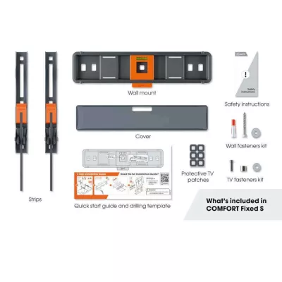 Vogel's TVM 3205 Black | Support TV Fixe à Genève | Digistore.ch