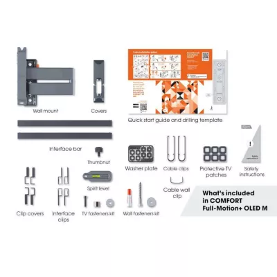 Vogel's TVM 3465 Black | Support TV OLED Orientable à Genève | Digistore.ch