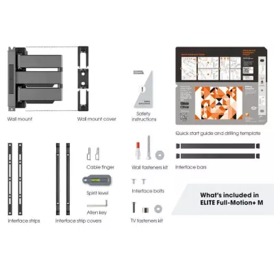 Vogel's TVM 5445 White | Support TV Orientable à Genève | Digistore.ch