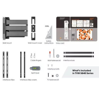 Vogel's TVM 5845 Black | Support TV Orientable à Genève | Digistore.ch