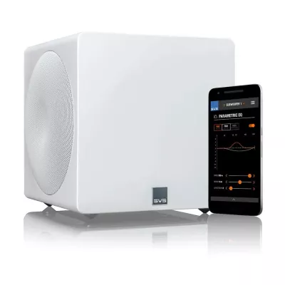 SVS 3000 Micro White High Gloss | Enclosed Home-theatre Subwoofer à Genève | Digistore.ch