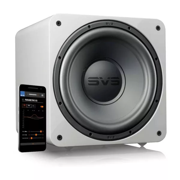 SVS SB-1000 Pro White High Gloss | Enclosed Home-theatre Subwoofer