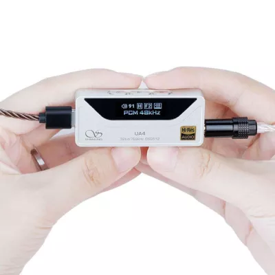 Shanling UA4 Silver | DAC USB et amplificateur de casque super portable à Genève | Digistore.ch