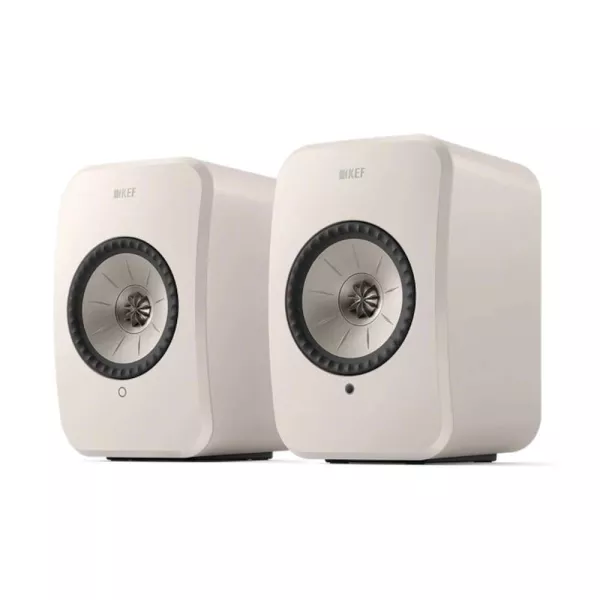 KEF LSX II LT Stone White | Enceinte Wireless compacte (paire)