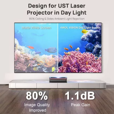 Awol Daylight ALR-D100 | ALR 100 inch fixed projection screen à Genève | Digistore.ch