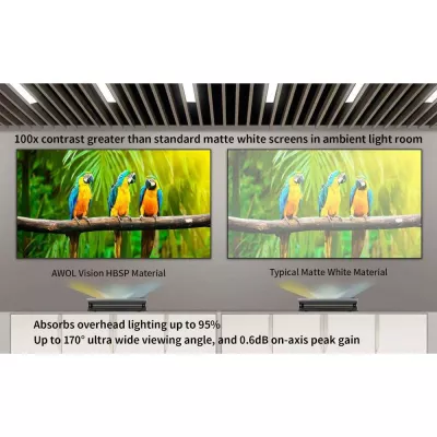 Awol Cinematic ALR-C150 | ALR 150 inch fixed projection screen à Genève | Digistore.ch