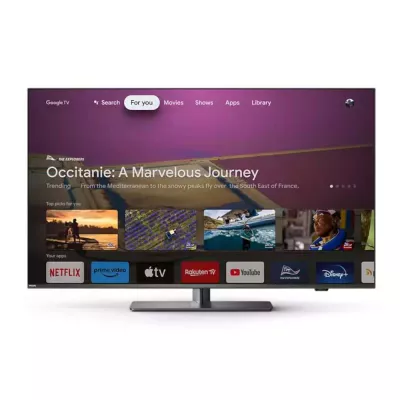 Philips The One 55PUS8848/12 | Ambilight TV Mini LED UHD 4K | Ambilight TV Campus à Genève | Digistore.ch