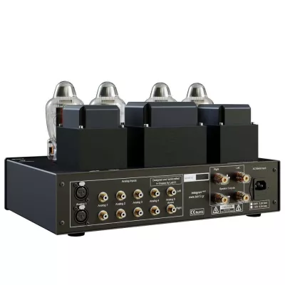Lab12 Integre4 mk2 Black | Audiophile Integrated Amplifier à Genève | Digistore.ch