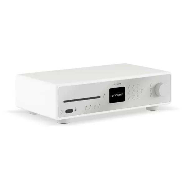 Sonoro Maestro X Matte White | Amplificateur Internet Hi-Res Audio Moderne et Puissant