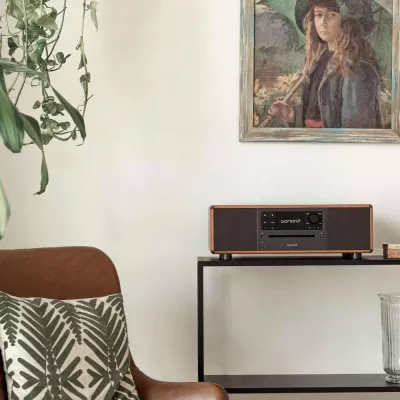 Sonoro Prestige Walnut Black | All-in-One Wireless Music System à Genève | Digistore.ch