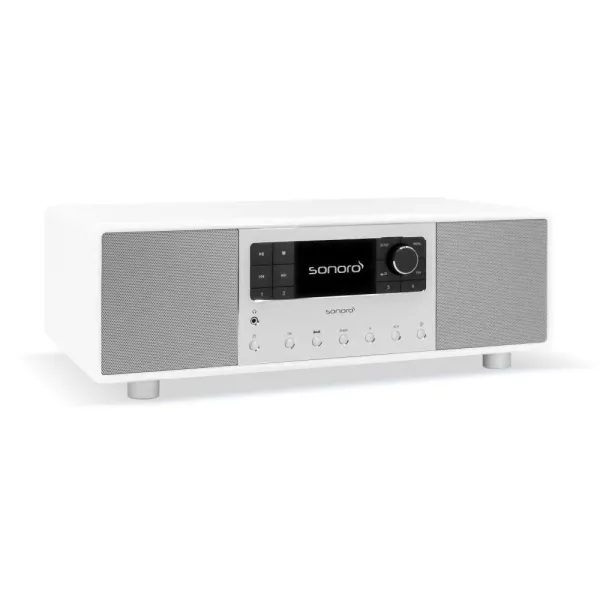 Sonoro Primus Gloss White | All-in-One Wireless Music System