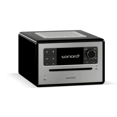 Sonoro Elite Gloss Black | Système de Musique Polyvalent : Streaming, CD et Radio à Genève | Digistore.ch