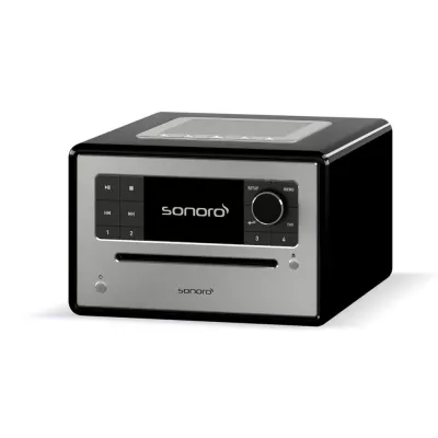 Sonoro Elite Gloss Black | Système de Musique Polyvalent : Streaming, CD et Radio à Genève | Digistore.ch