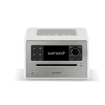 Sonoro Elite Gloss White | Système de Musique Polyvalent : Streaming, CD et Radio à Genève | Digistore.ch