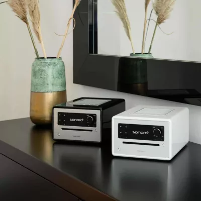 Sonoro Elite Gloss White | Système de Musique Polyvalent : Streaming, CD et Radio à Genève | Digistore.ch