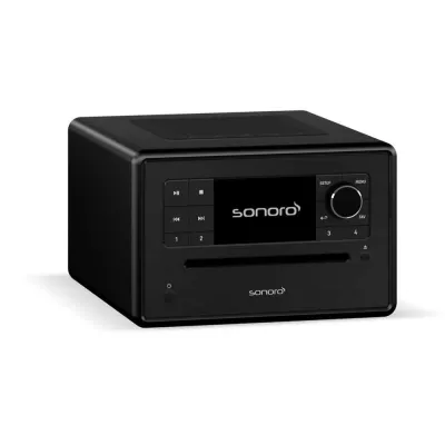 Sonoro Elite Matte Black | Système de Musique Polyvalent : Streaming, CD et Radio à Genève | Digistore.ch
