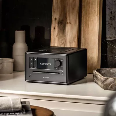 Sonoro Elite Matte Black | Système de Musique Polyvalent : Streaming, CD et Radio à Genève | Digistore.ch