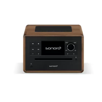 Sonoro Elite Walnut Black | Système de Musique Polyvalent : Streaming, CD et Radio à Genève | Digistore.ch