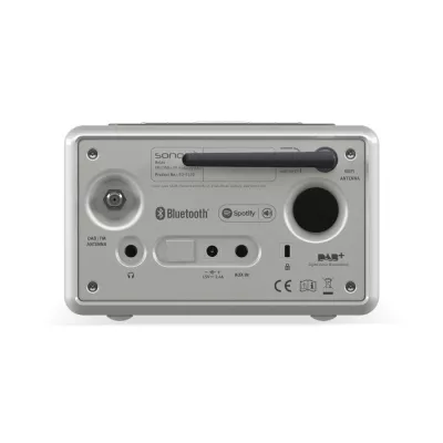 Sonoro Relax Gloss Silver | Radio Internet Compacte pour une Détente Instantanée à Genève | Digistore.ch