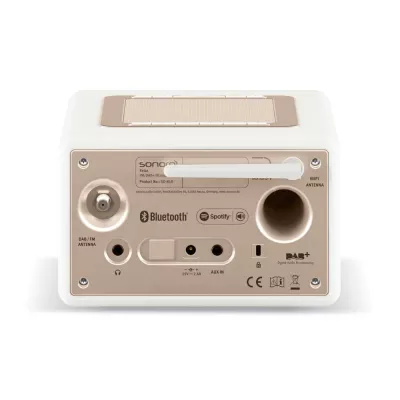 Sonoro Relax Matte White Rose Gold | Radio Internet Compacte pour une Détente Instantanée à Genève | Digistore.ch