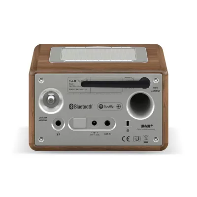 Sonoro Relax Walnut Silver | Radio Internet Compacte pour une Détente Instantanée à Genève | Digistore.ch