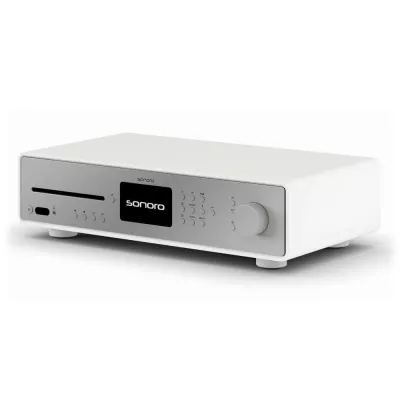 Sonoro Maestro Quantum Matte White | Amplificateur Internet Hi-Res Audio Moderne et Puissant à Genève | Digistore.ch