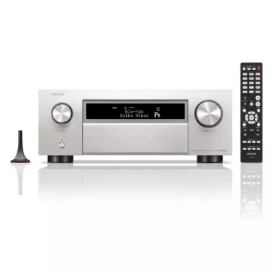 Denon AVC-X6800H Premium Silver | Reference HEOS 8K AV Receiver 11.4 canaux à Genève | Digistore.ch