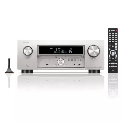 Denon AVC-X6800H Premium Silver | Reference HEOS 8K AV Receiver 11.4 canaux à Genève | Digistore.ch