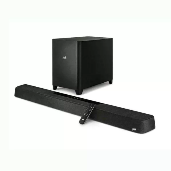 Polk Audio Magnifi Max AX | Système de Barre de Son Home Cinéma 5.1 avec Dolby Atmos et DTS:X 3D