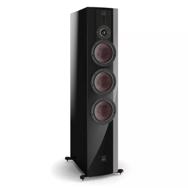 Dali Rubikore 8 Gloss Black | Enceinte Colonne Puissante pour la Hifi et le Home-Cinéma (pièce)