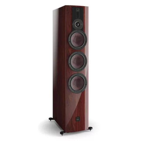 Dali Rubikore 8 Gloss Maroon | Enceinte Colonne Puissante pour la Hifi et le Home-Cinéma (pièce)