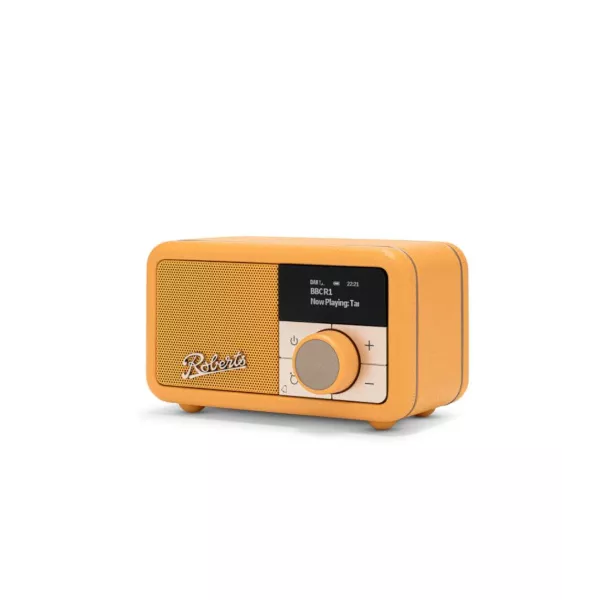 Roberts Revival Petite 2 Sunburst Yellow | Radio Portable DAB/DAB+/FM & Bluetooth