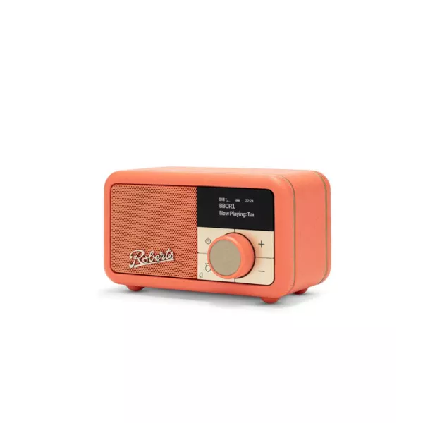 Roberts Revival Petite 2 Pop Orange | Radio Portable DAB/DAB+/FM & Bluetooth