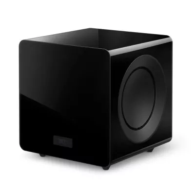 KEF KC92 Gloss Black | Caisson de Basses à Double Haut-Parleur et Annulation de Force à Genève | Digistore.ch