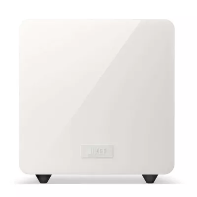KEF KC92 Gloss White | Caisson de Basses à Double Haut-Parleur et Annulation de Force à Genève | Digistore.ch