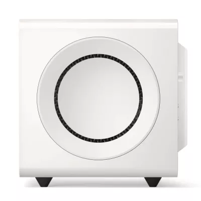 KEF KC92 Gloss White | Caisson de Basses à Double Haut-Parleur et Annulation de Force à Genève | Digistore.ch