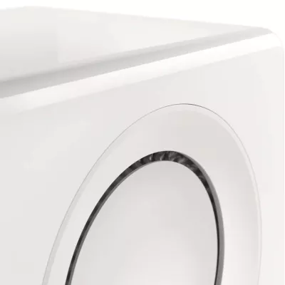 KEF KC92 Gloss White | Caisson de Basses à Double Haut-Parleur et Annulation de Force à Genève | Digistore.ch