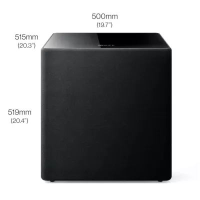 KEF Kube 15 MIE Black | Caisson de Basses Actif à Haut-Parleur de 15 Pouces à Genève | Digistore.ch