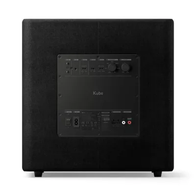 KEF Kube 12 MIE Black | Caisson de Basses Actif à Genève | Digistore.ch