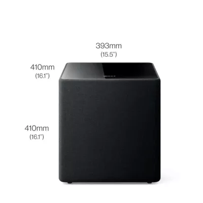 KEF Kube 12 MIE Black | Caisson de Basses Actif à Genève | Digistore.ch