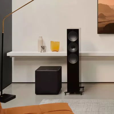 KEF Kube 12 MIE Black | Caisson de Basses Actif à Genève | Digistore.ch