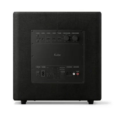 KEF Kube 10 MIE Black | Caisson de Basses Actif à Genève | Digistore.ch